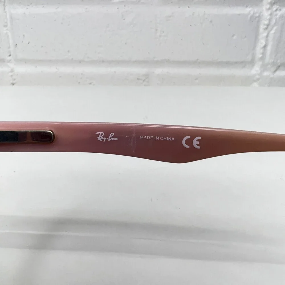 Ray-Ban RB5150 5024 Womens Eyeglasses Frames Black Pink Round Full Rim 50-19-135